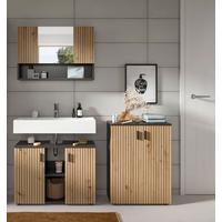 BAIE MONE - stejar Artisan, Basics, material pe bază de lemn (140/189/30cm) - MID.YOU