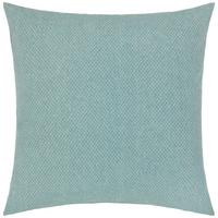 Zierkissen Dobby Uni in Blau/Weiß ca. 45x45cm - Blau/Weiß, Textil (45/45cm) - Premium Living