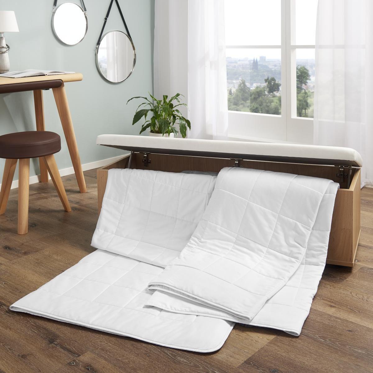 KOŁDRA LETNIA SARI SUPERLIGHT - biały, Basics, tkanina (200/200cm) - Billerbeck