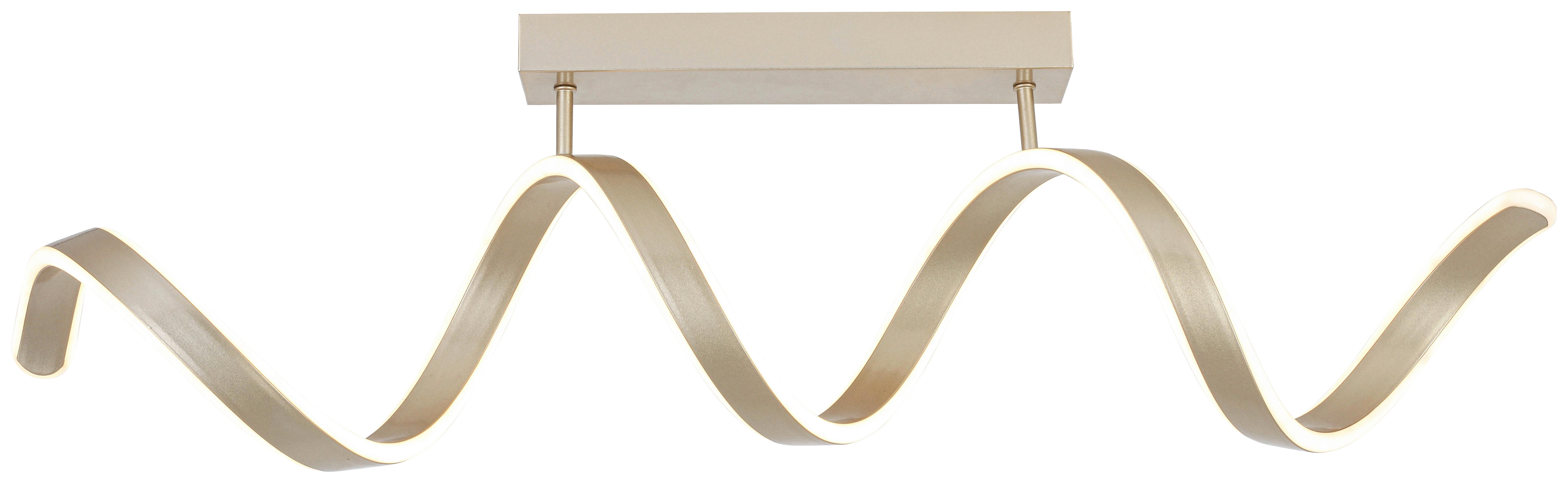 LED-TAKLAMPA CHAMO - champagne, Modern, metall/plast (90/18/27cm) - Mömax