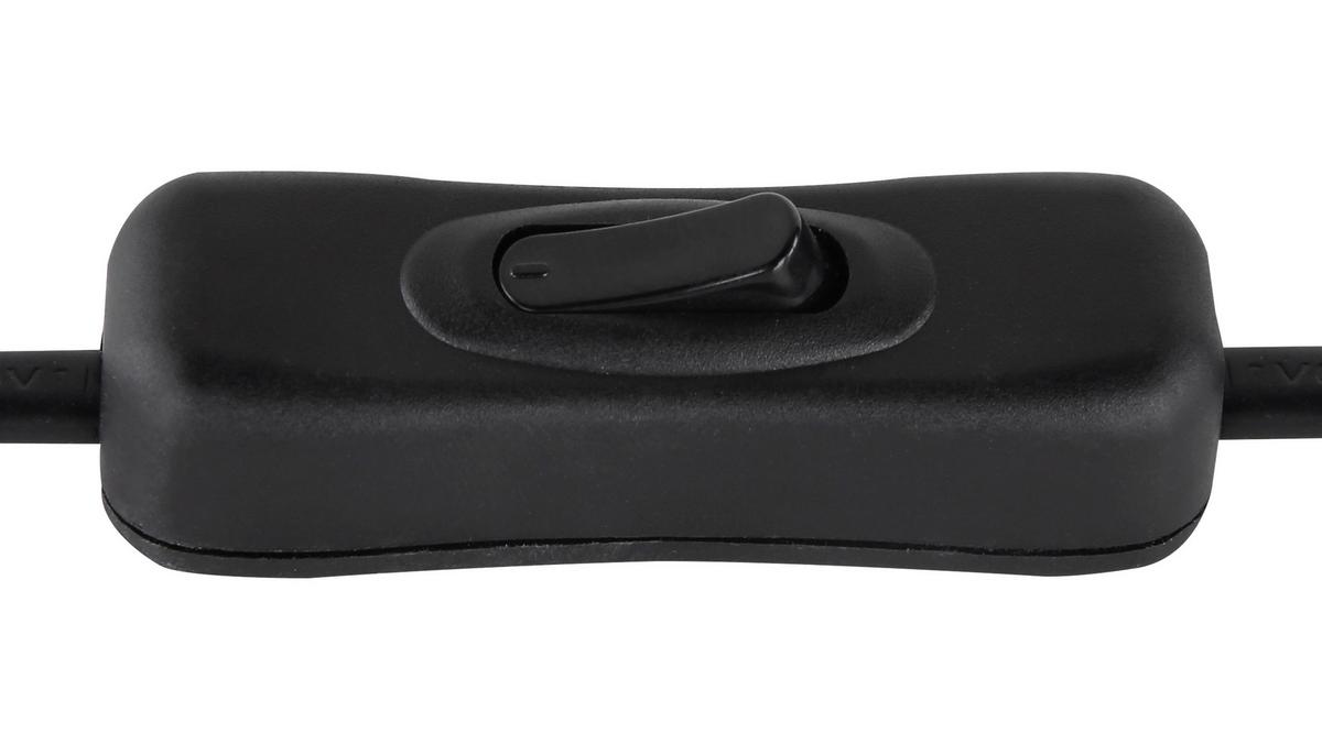 TISCHLEUCHTE BLACKY I - Messingfarben, Design, Glas/Metall (18,5/45cm) - Globo