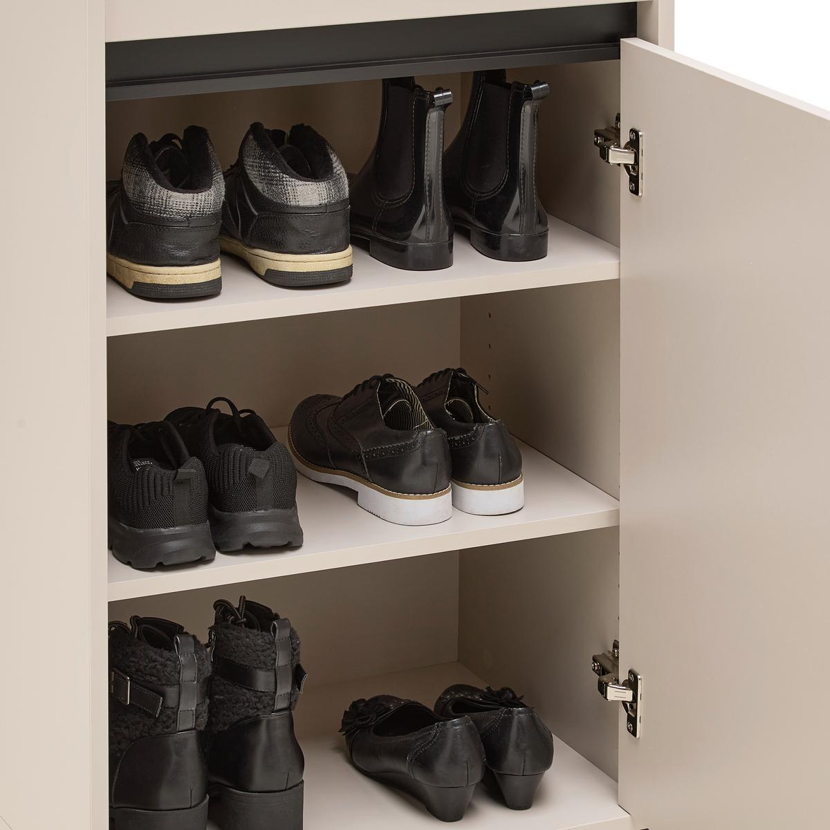 Schuhschrank Arran Kaschmirfarben - Kaschmir, MODERN, Holzwerkstoff (55/110/40cm) - Mömax