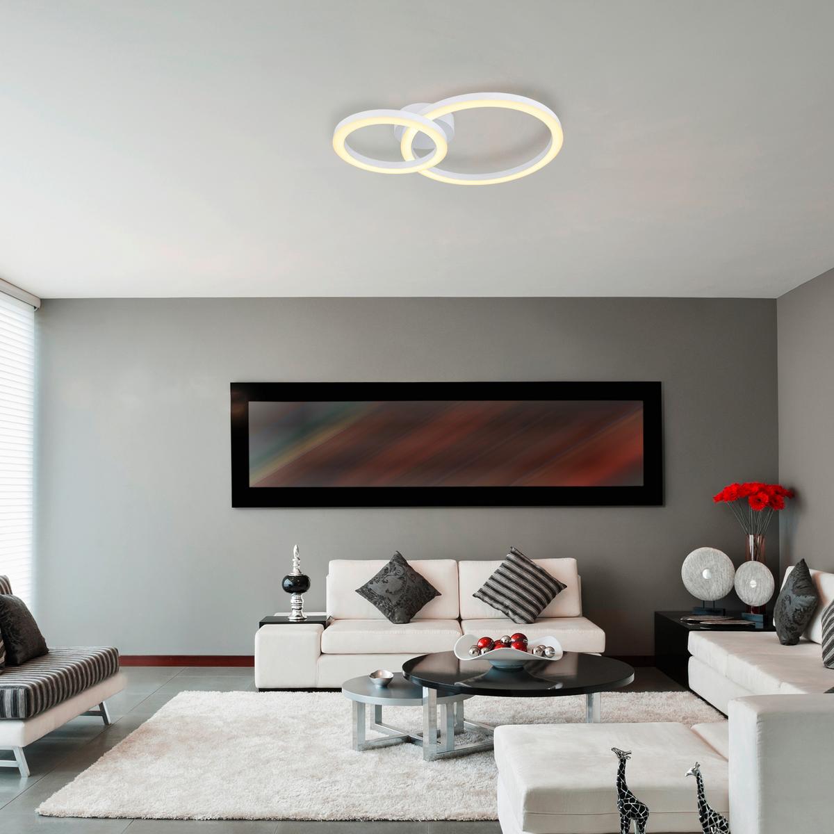 Stropna Led-svetilka Adda, S Sijalko - Design (42/30/7cm) - Globo