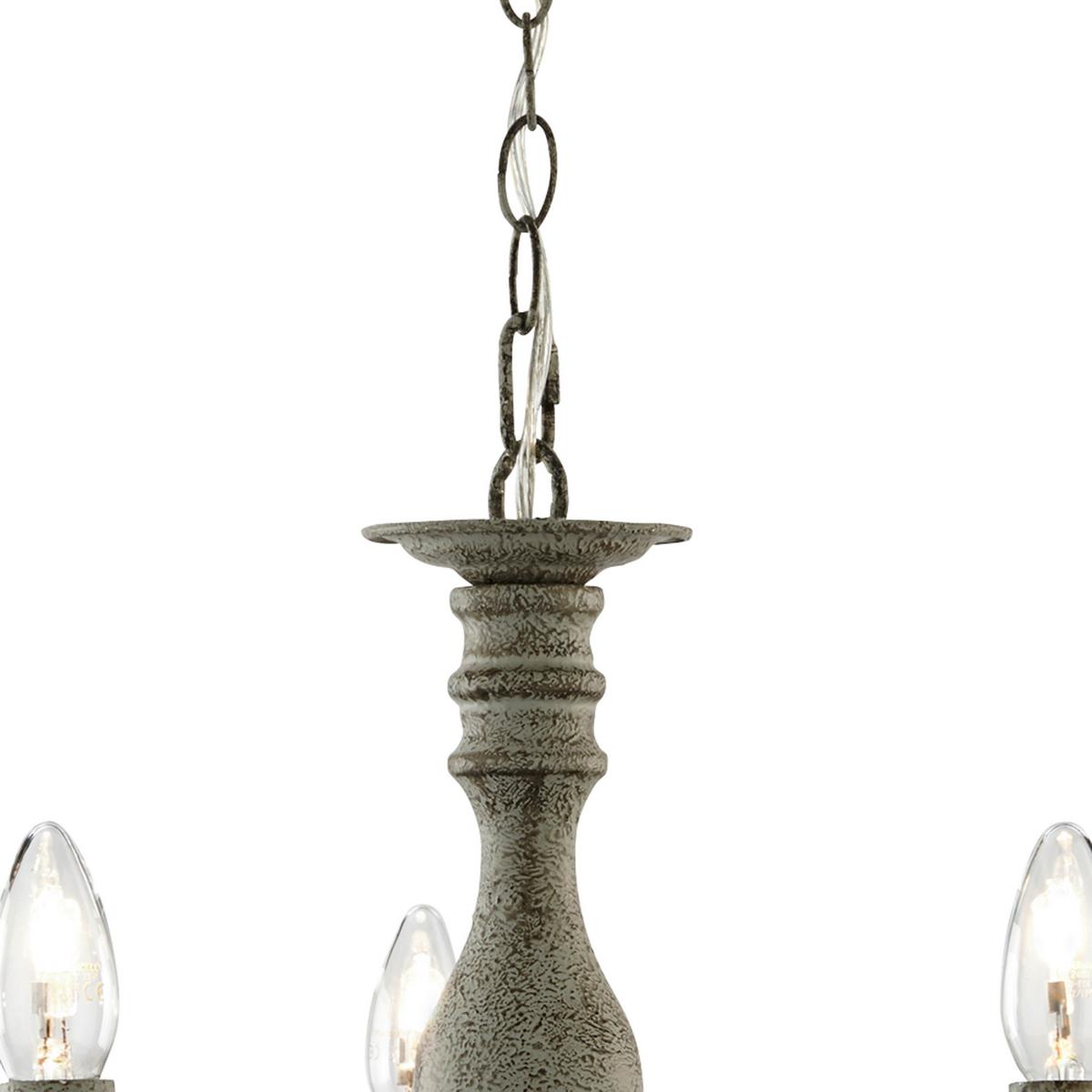 Függőlámpa Greythorne 5lt 2265-5gy - szürke, Trend, fém (60/47cm)