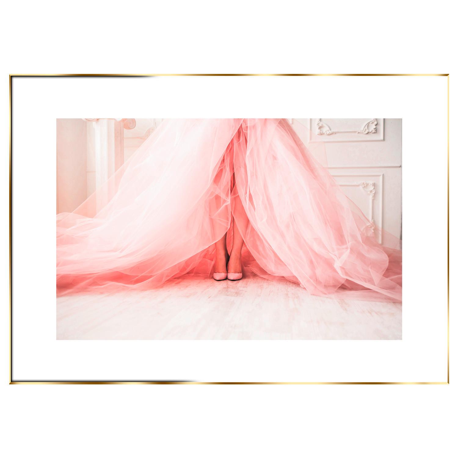 Bild Elena ca. 70x100cm - Beige/Goldfarben, Holzwerkstoff/Papier (100/70cm) - Modern Living