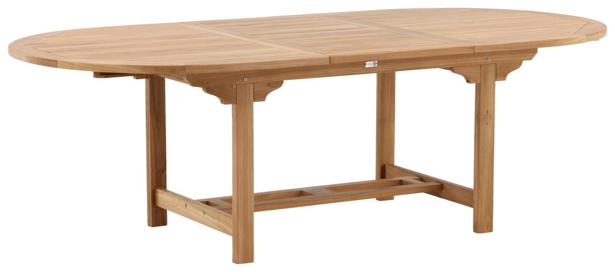 GARTENTISCH KENYA - Teakfarben, KONVENTIONELL, Holz (180/120/75cm) - Gardenson