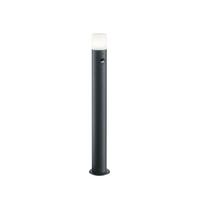 Wegleuchte Hoosic in Weiß/Anthrazit max. 28 Watt - Anthrazit/Weiß, Natur, Kunststoff/Metall (12/80cm) - Trio Leuchten