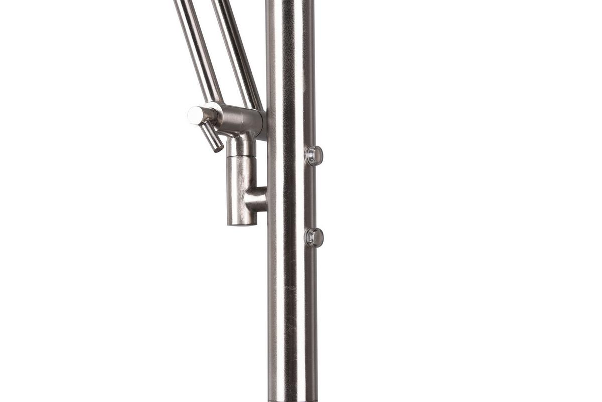 LED-Stehleuchte Barrie Nickelfarben max. 32 Watt - Nickelfarben, Design, Metall (181/30cm) - Trio Leuchten