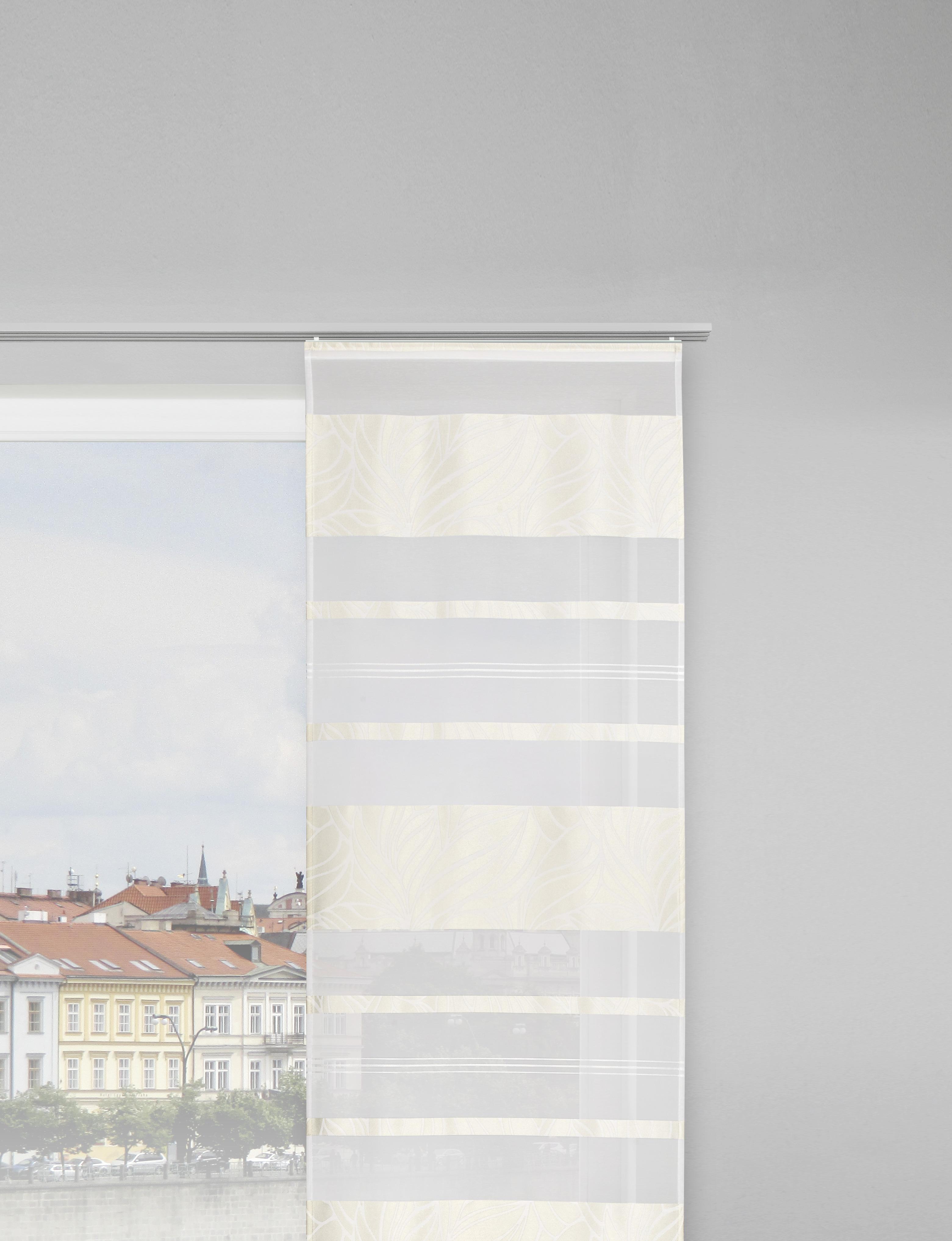 Flächenvorhang Anita Beige 60x245cm - Beige, Textil (60/245cm) - Modern Living