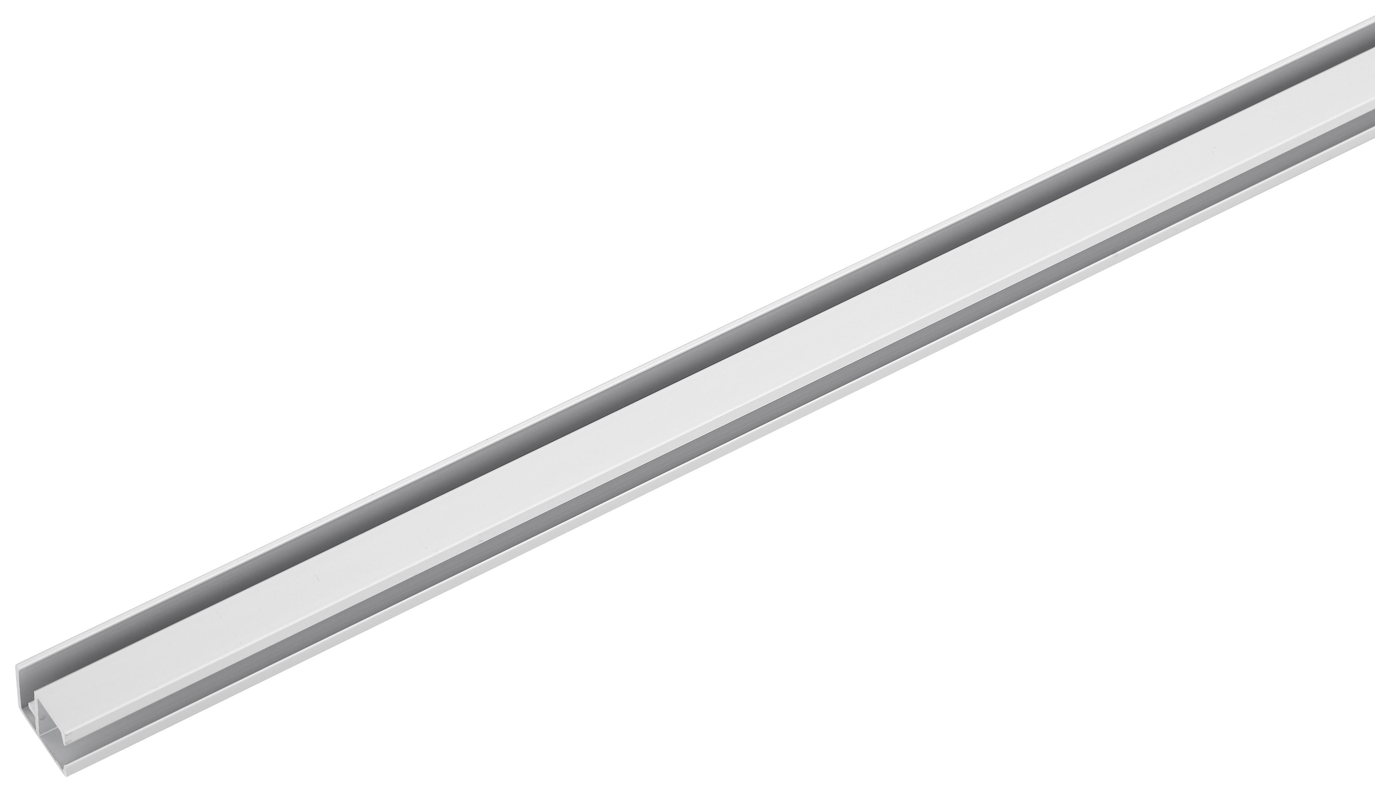 Vorhangschiene Style in Alufarben ca. 200cm - Alufarben, Metall (200cm) - Premium Living