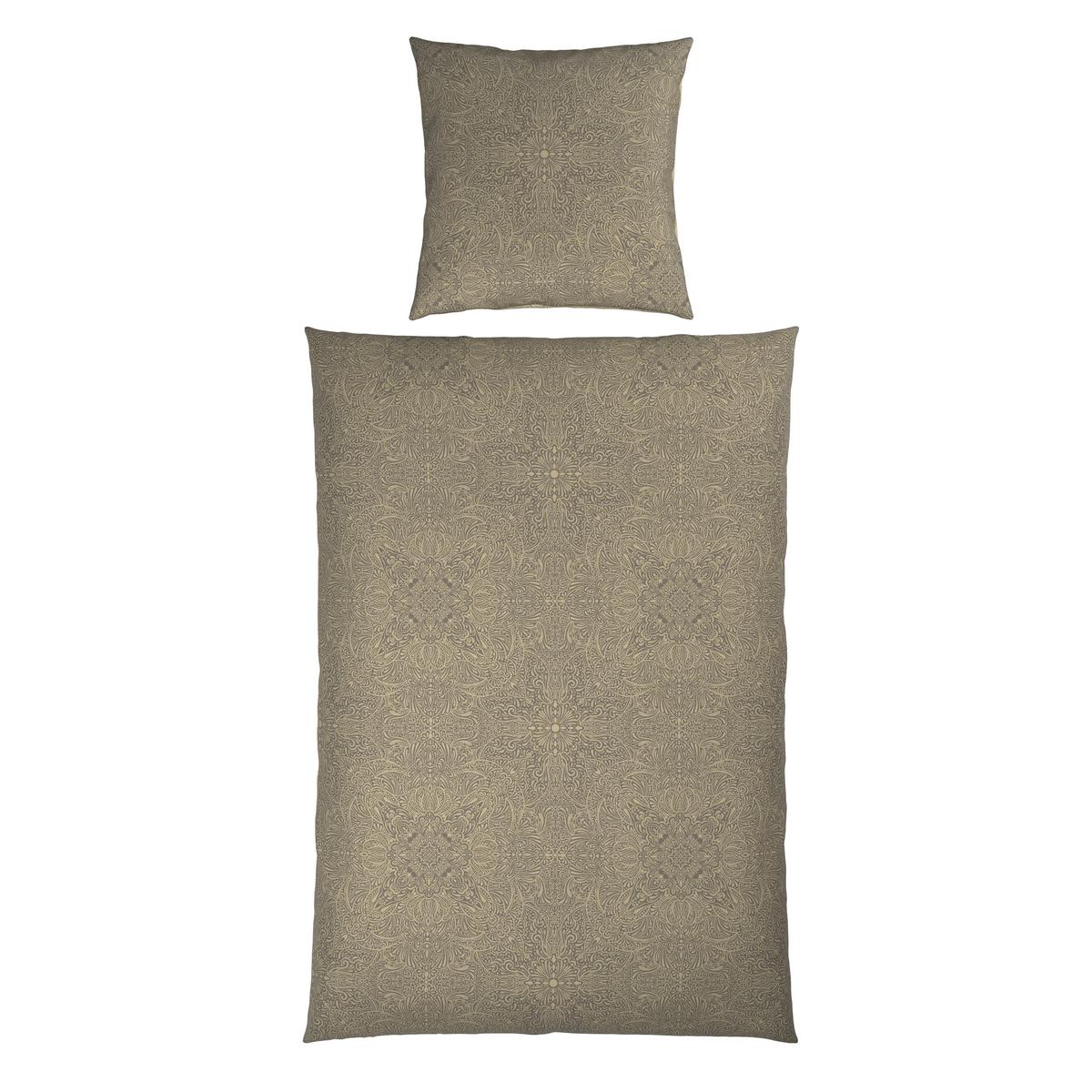 Bettwäsche Bella Wende XL Grau ca. 155x220cm - Grau, MODERN, Textil (155/220cm) - Mömax