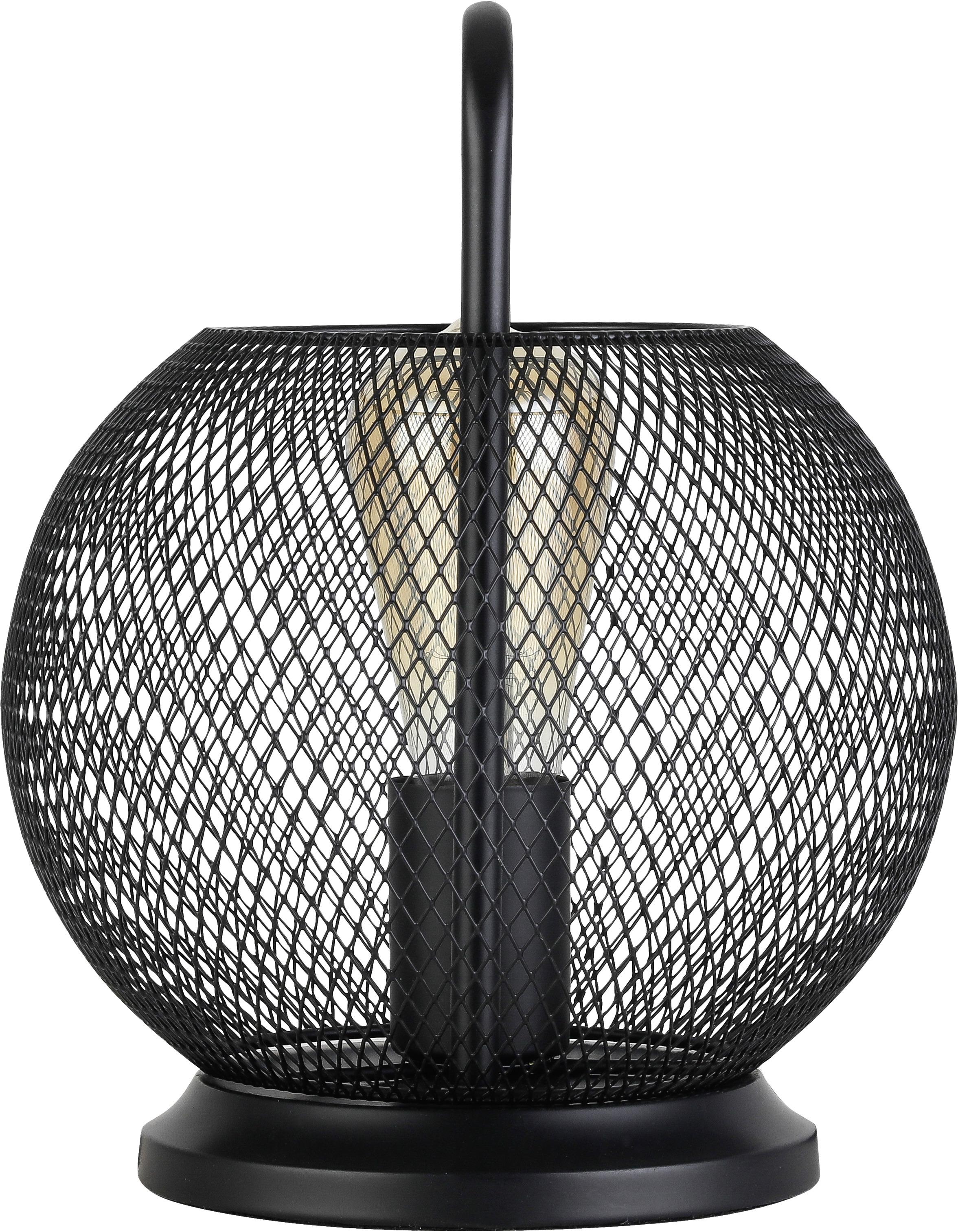 Namizna Svetilka Liljana, Črna, 40 W - črna, Moderno, kovina (22/28cm) - Modern Living