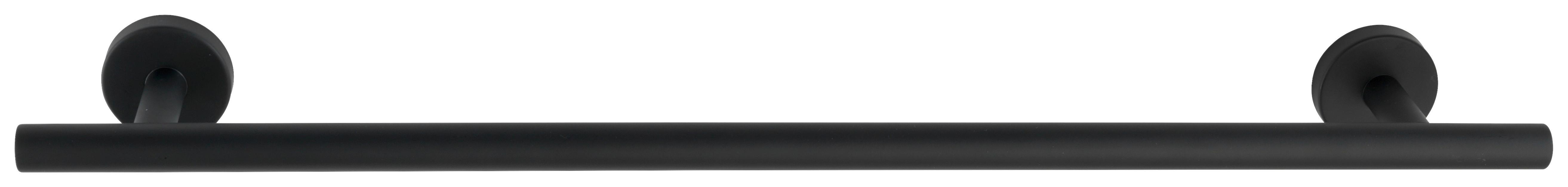WIESZAK NA RĘCZNIK BOSIO BLACK - czarny, Basics, metal (60/7/5,5cm) - Wenko