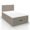 BOXSÄNG ACE - beige/svart, Modern, trä/textil (120/200cm) - Bessagi Home