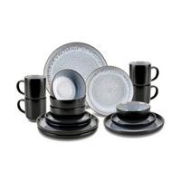 Étkészlet Magnus - fekete/szürke, Modern, kerámia - Mömax