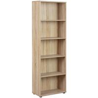 Standregal "Parini" , eiche - Sonoma Eiche, Basics, Holzwerkstoff/Kunststoff (60/180/30cm) - MID.YOU
