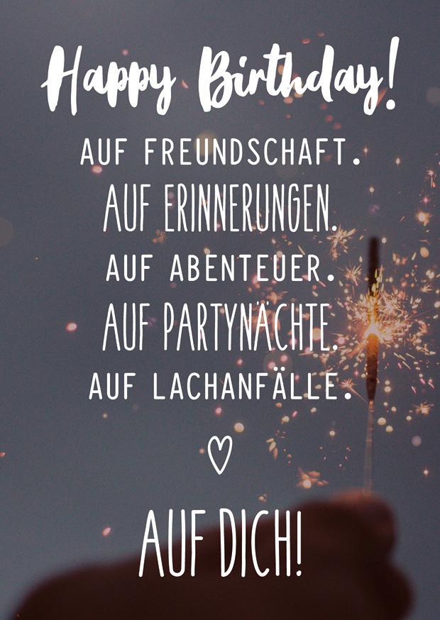 Postkarte Happy Birthday in Bunt - Multicolor, Basics, Papier (10,5/14,8cm) - VS Visual Statements