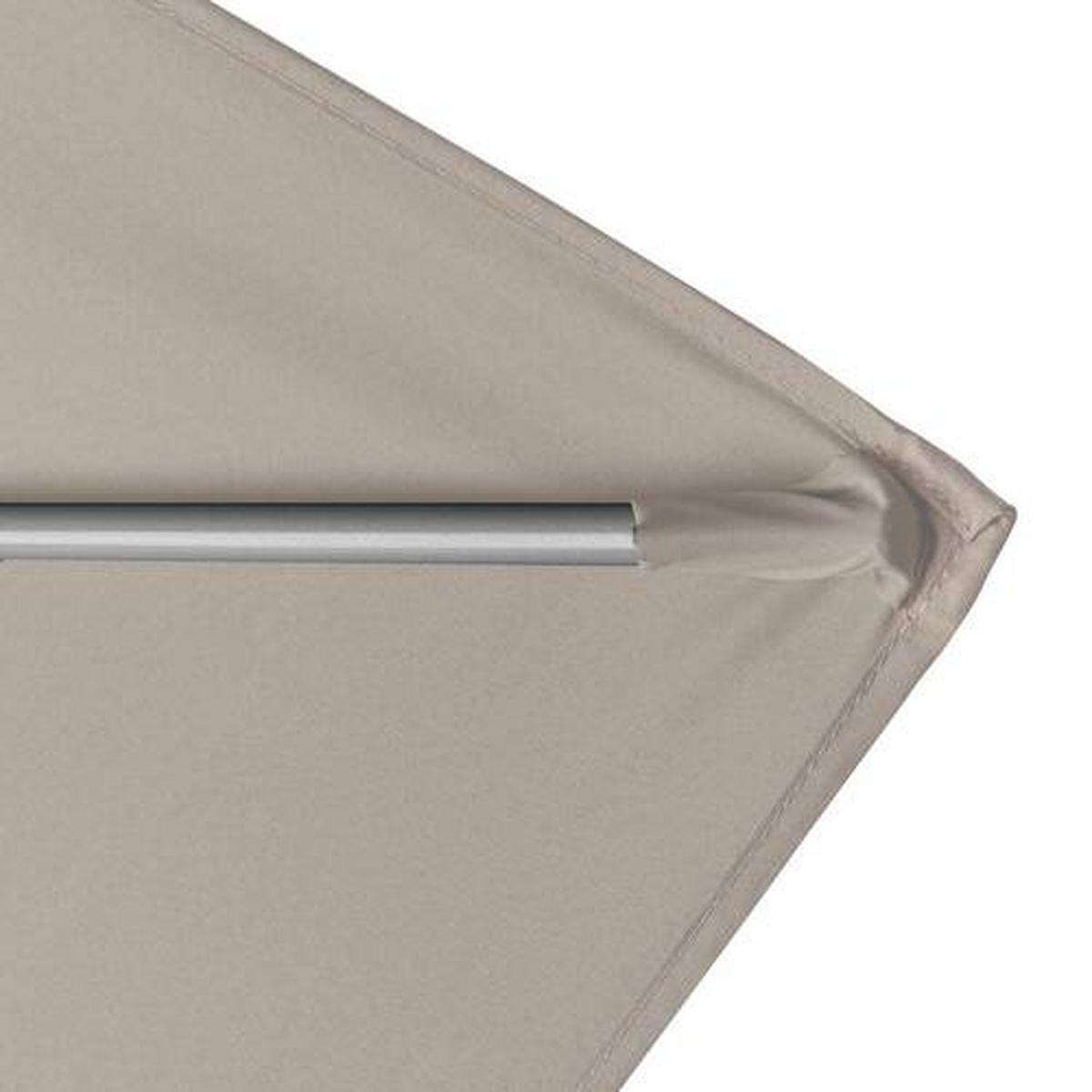 Sonnenschirm Active Auto Tilt Naturfarben ca. 300x200cm - Silberfarben/Naturfarben, Design, Textil/Metall (300/200cm) - Doppler