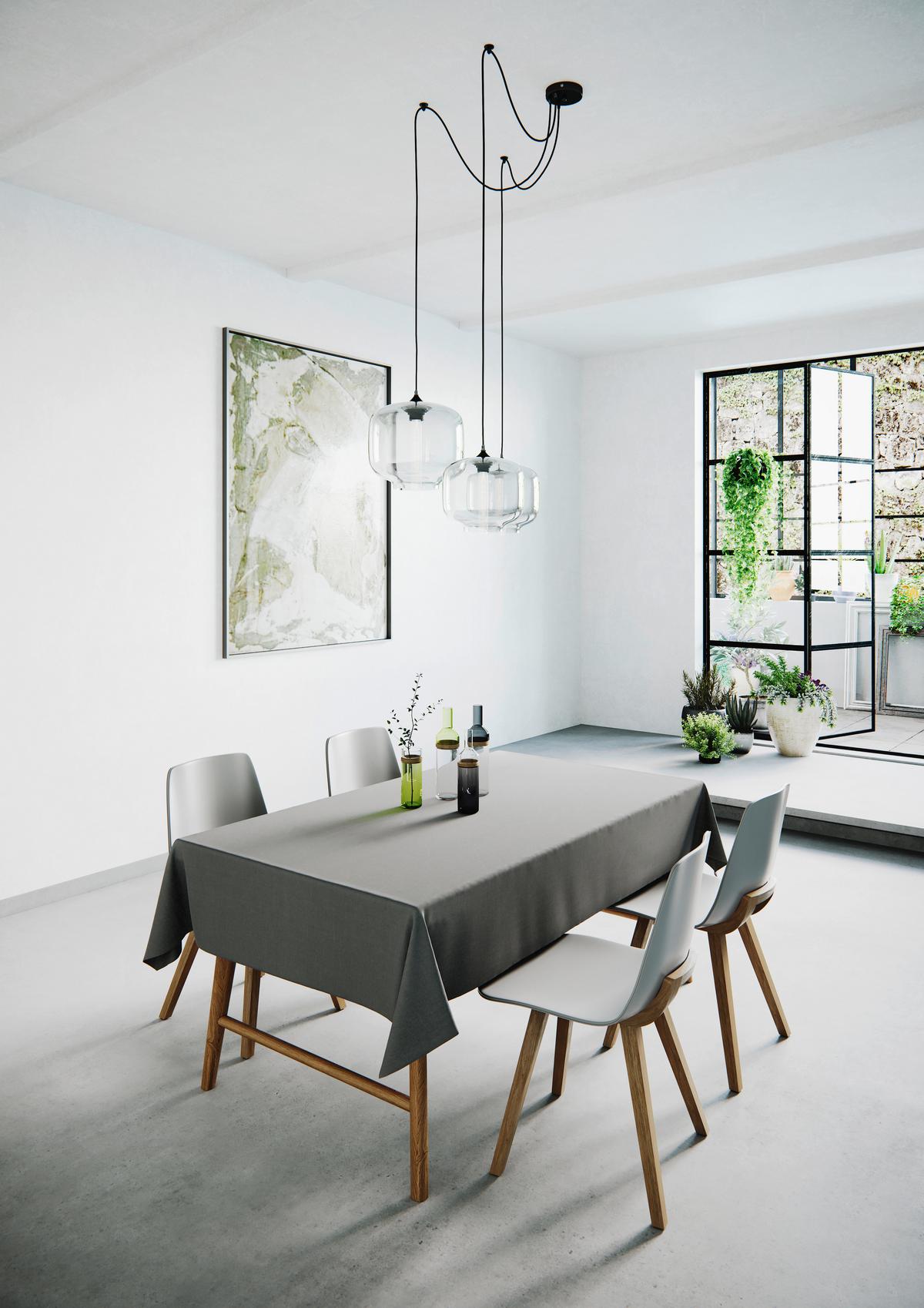 Tischdecke Waltraud Grau/Taupe ca. 160x270cm - Taupe/Grau, Textil (160/270cm)