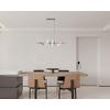 LED-HÄNGLAMPA LINA - kromfärg/nickelfärgad, Modern, metall/plast (80/20/120cm) - Mömax
