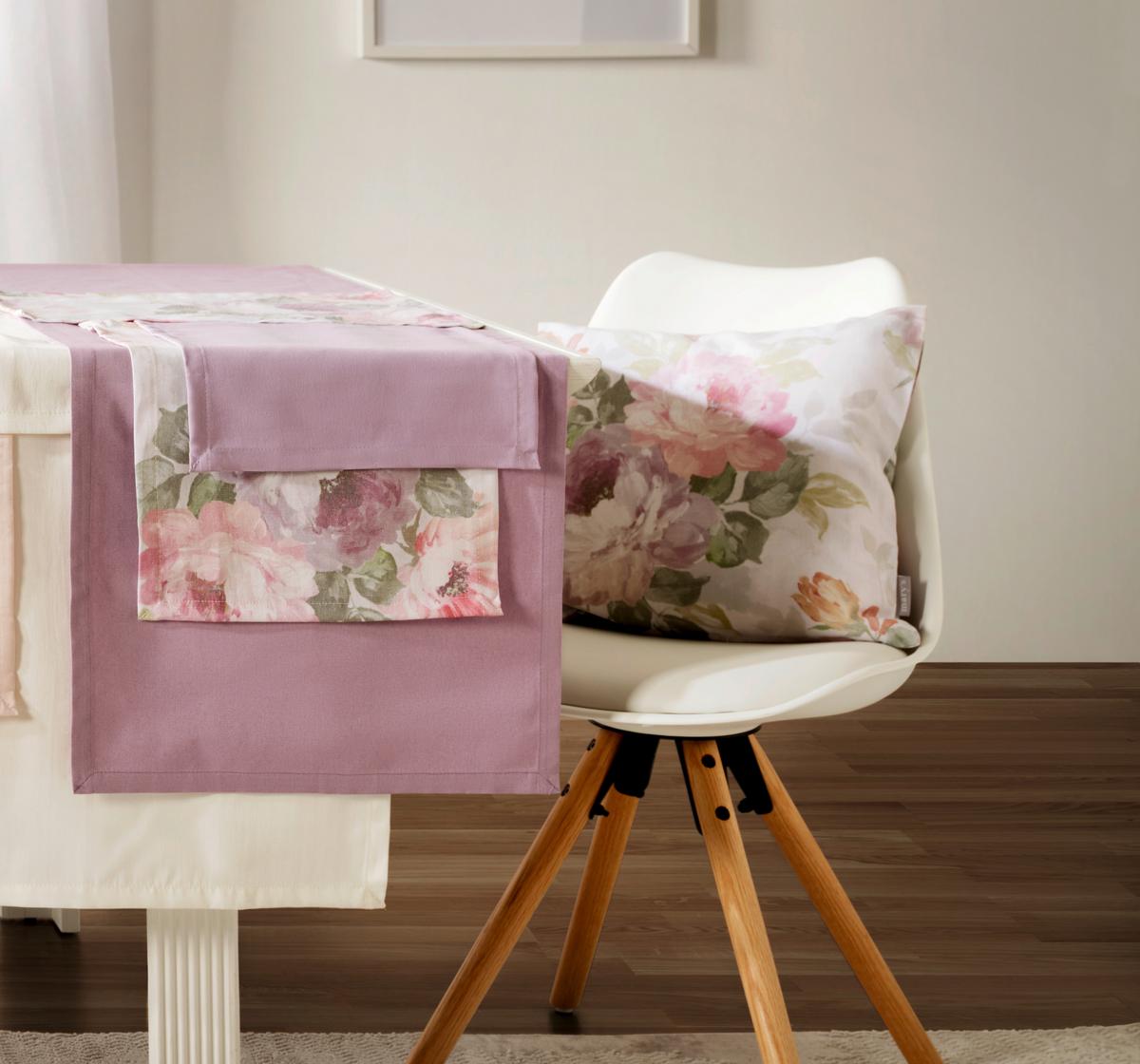 Nadprt Steffi - sivovijolična, tekstil (45/150cm) - Modern Living