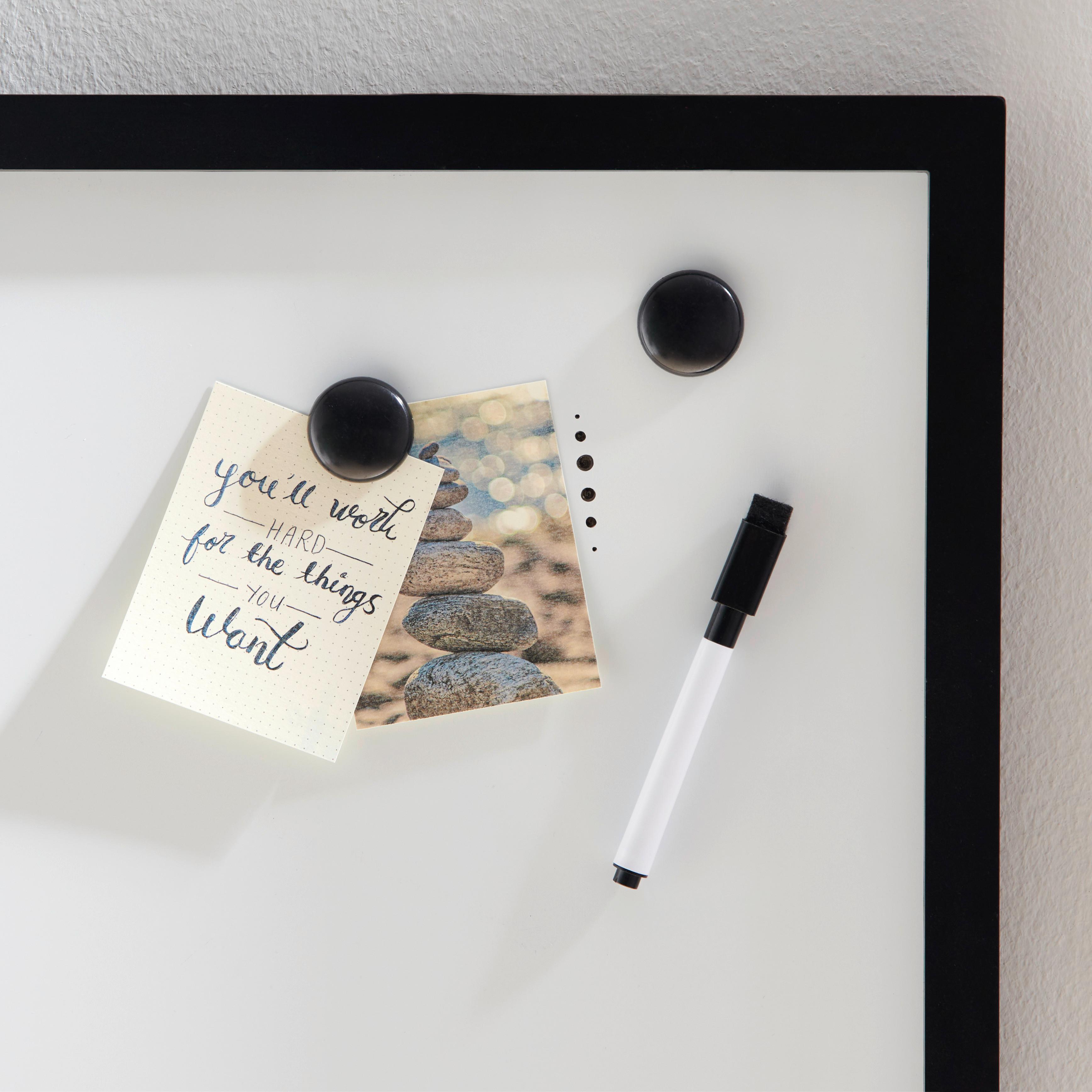 MEMOBOARD MULTIPLE -EXT- - vit/svart, Modern, metall/trä (69/41/2cm) - Premium Living