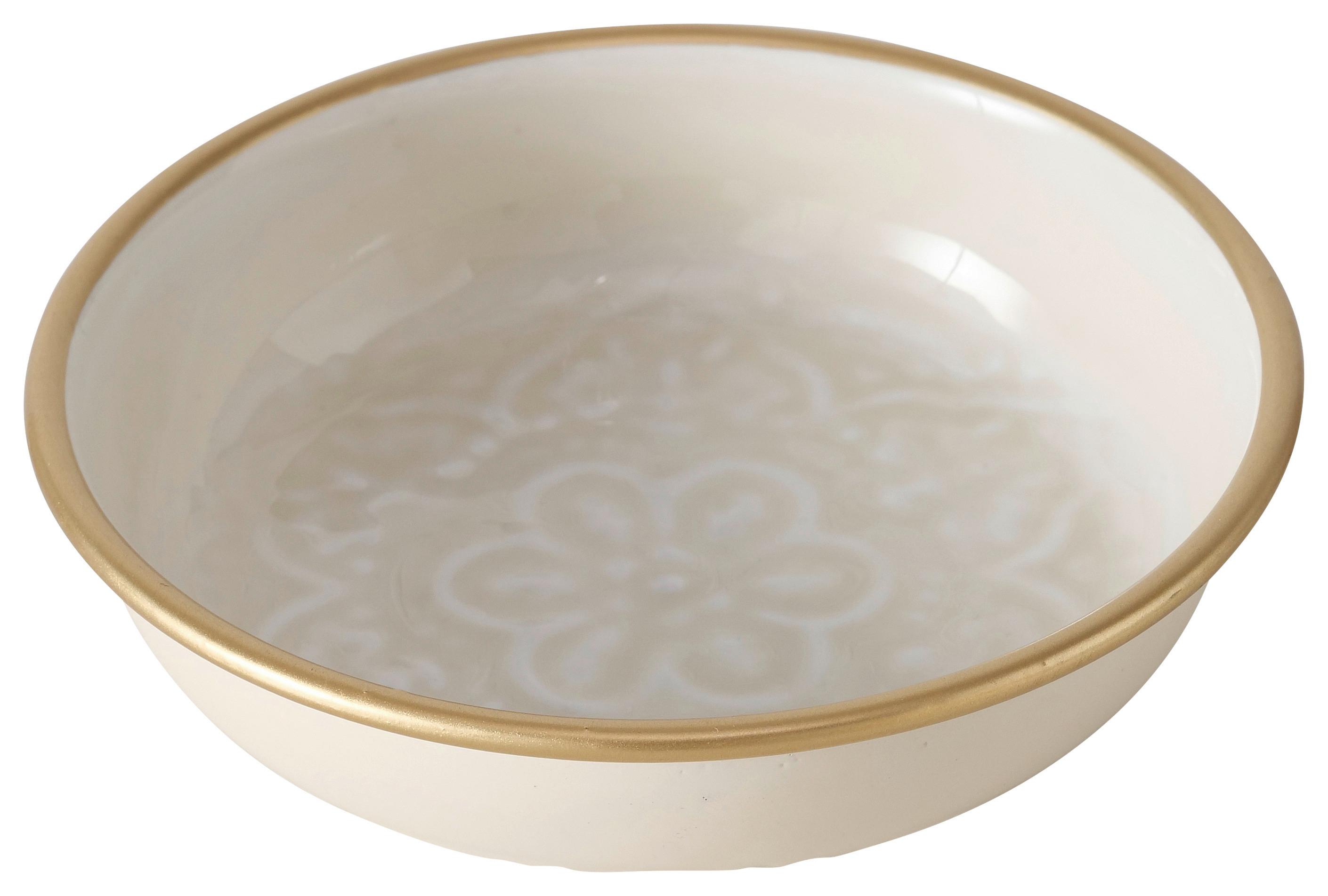 Dekor Tálca Estama - bézs, Basics, fém (11/2,5cm) - Modern Living