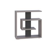 Beistelltisch Saly ca. 55x20x57 cm Mokka/Anthr. - Anthrazit/Mokka, Design, Holzwerkstoff (55/20/57cm) - Livetastic