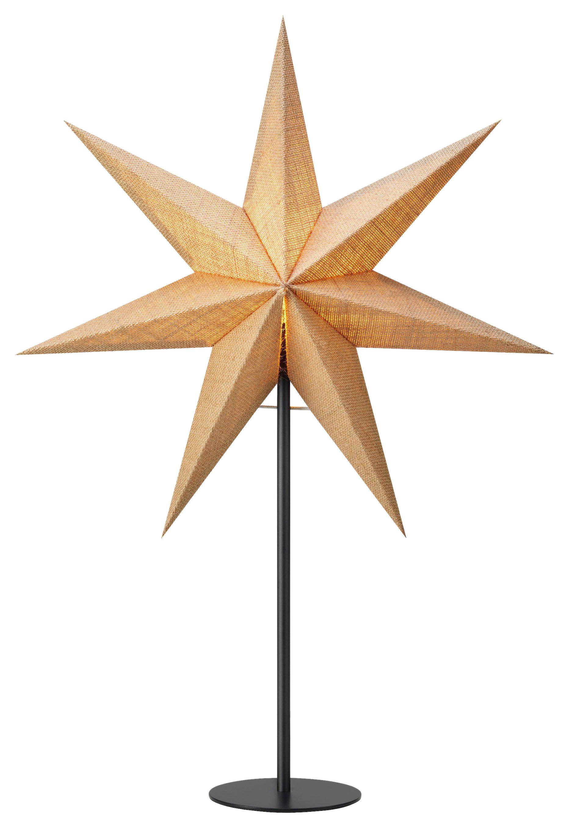 Dekostern Tara Beige max. 6 Watt - Beige, Basics, Textil (15/45/45cm) - Markslöjd