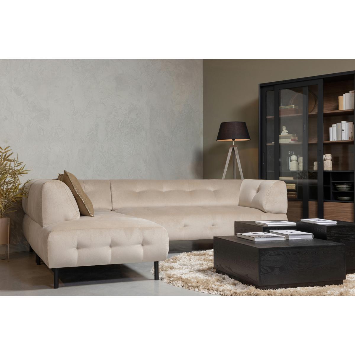 Beistelltisch PIM 3-tlg. Schwarz - Schwarz, Design, Holzwerkstoff - Livetastic