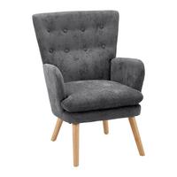 Relax Fotel Stanka - szürke/homok, Modern, textil/fa (67/91/72cm) - Bessagi Home