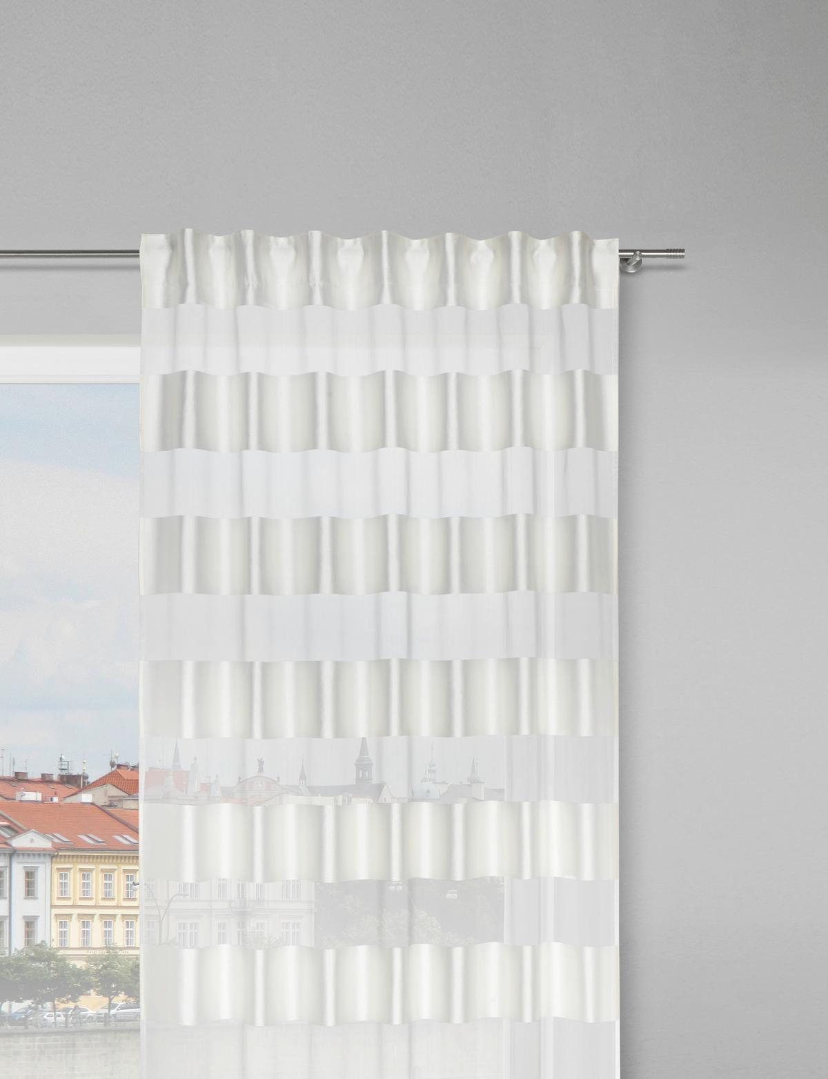 Készfüggöny Sonja - natúr színű, Konventionell, textil (140/245cm) - Modern Living