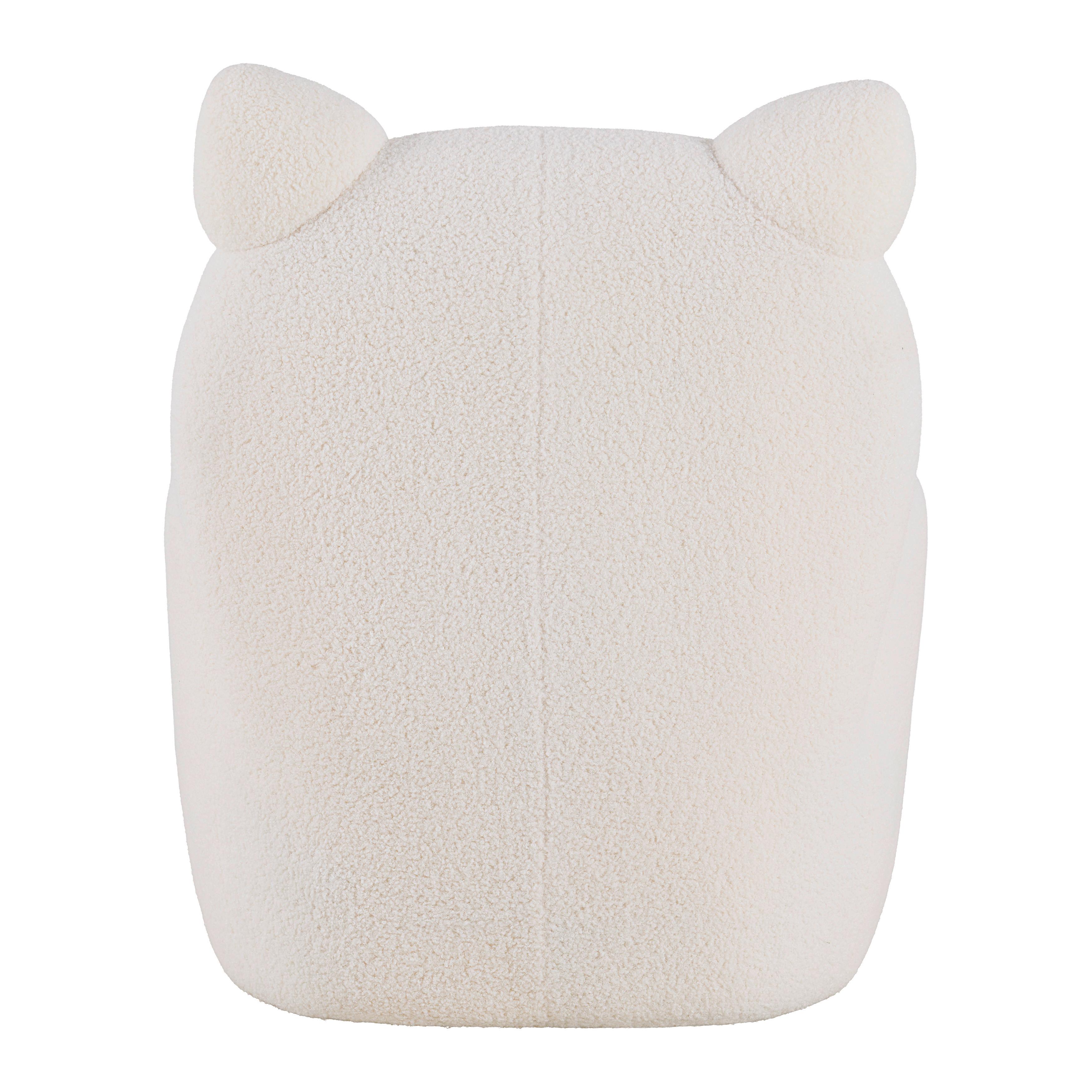 FÅTÖLJ KITTI -TREND- - vit, Romantik / Lanthus, trä/textil (59/72/58cm) - Mömax