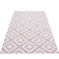 Webteppich Plus Pink ca. 200x290cm - Pink, KONVENTIONELL, Textil (200/290cm) - Novel