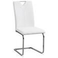 Scaun Bianca - alb/culoare crom, Konventionell, plastic/metal (44/97/59cm) Scaun Bianca - alb/culoare crom, Konventionell, plastic/metal (44/97/59cm)