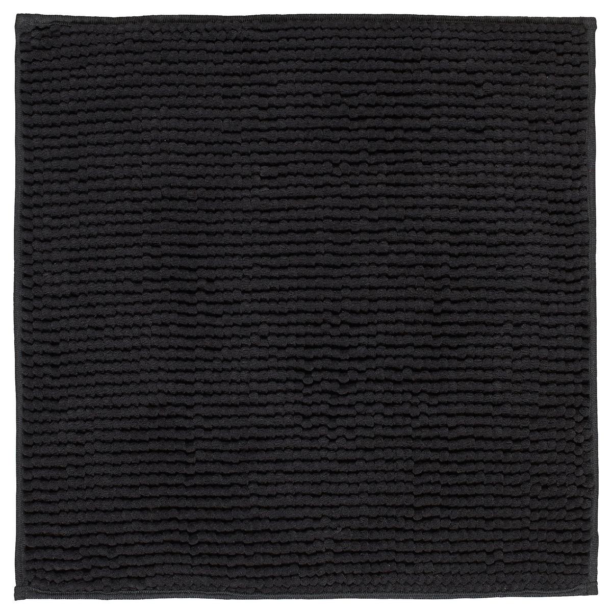 Fürdőszobaszőnyeg Nelly 50/50cm - fekete, textil (50/50cm) - Modern Living