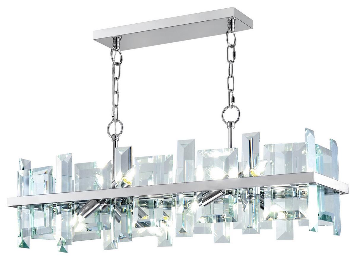 Pendelleuchte Cerezo Chromfarben max. 40 Watt - Chromfarben, Basics, Glas/Metall (85,5/34/26,5cm) - MAYTONI