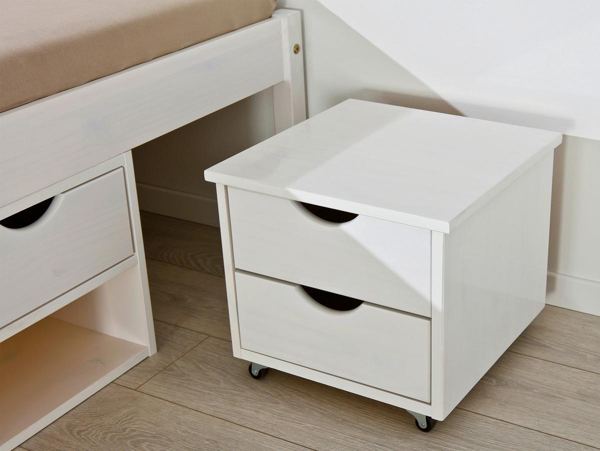 Bettanlage in Weiss - Weiss, Konventionell (180/200cm) - MID.YOU