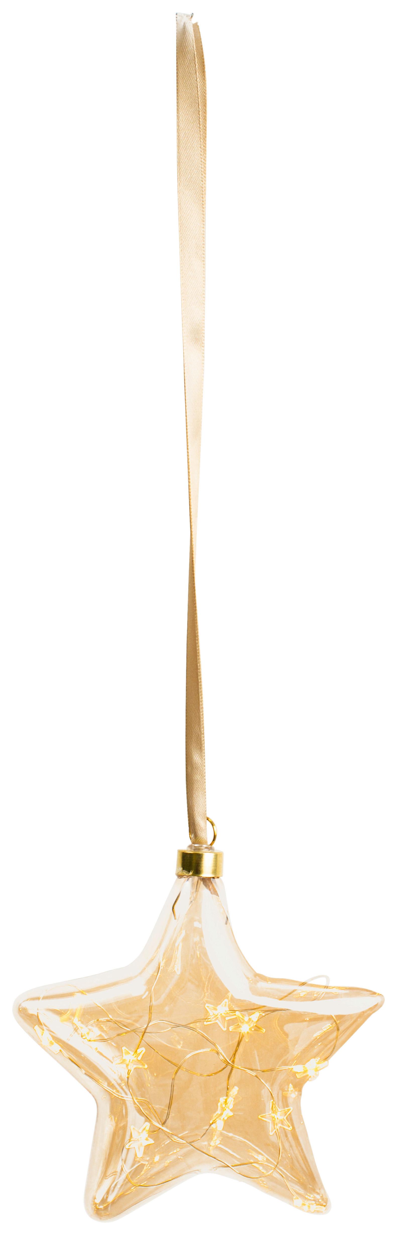 Dekostern Helen Champagner 0,6 Watt - Champagner, Glas/Kunststoff (15cm) - Mömax