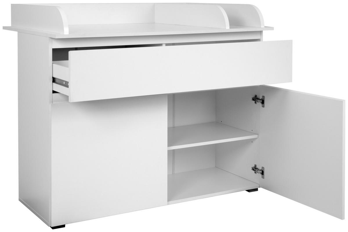 Previjalna Komoda Image, Bela - bela, Basics, leseni material (120/102/77cm) - MID.YOU