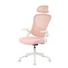 SNURRSTOL POLLY - vit/pink, Modern, metall/textil (68/116-133/64cm) - Mömax
