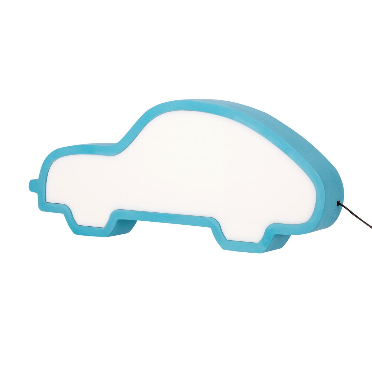 Dječja  Stolna Svjetiljka Car - plava, Basics, drvni materijal/plastika (35/3.5/14cm)