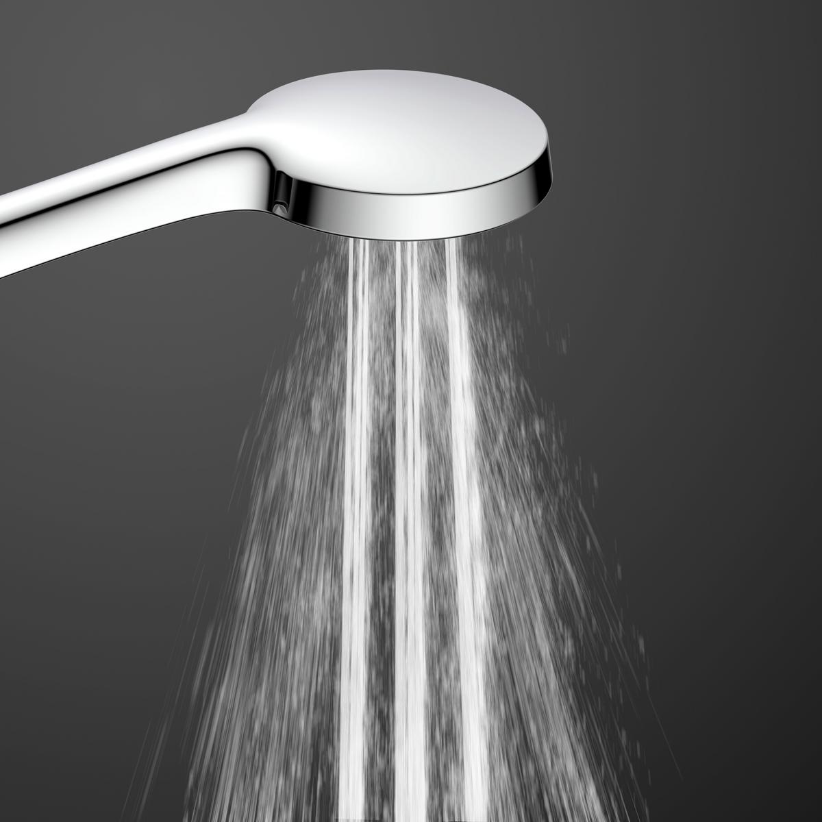 Brauseset Karibik Chromfarben/Hellgrau - Chromfarben/Hellgrau, Kunststoff (13/78,5/5,5cm) - Mömax