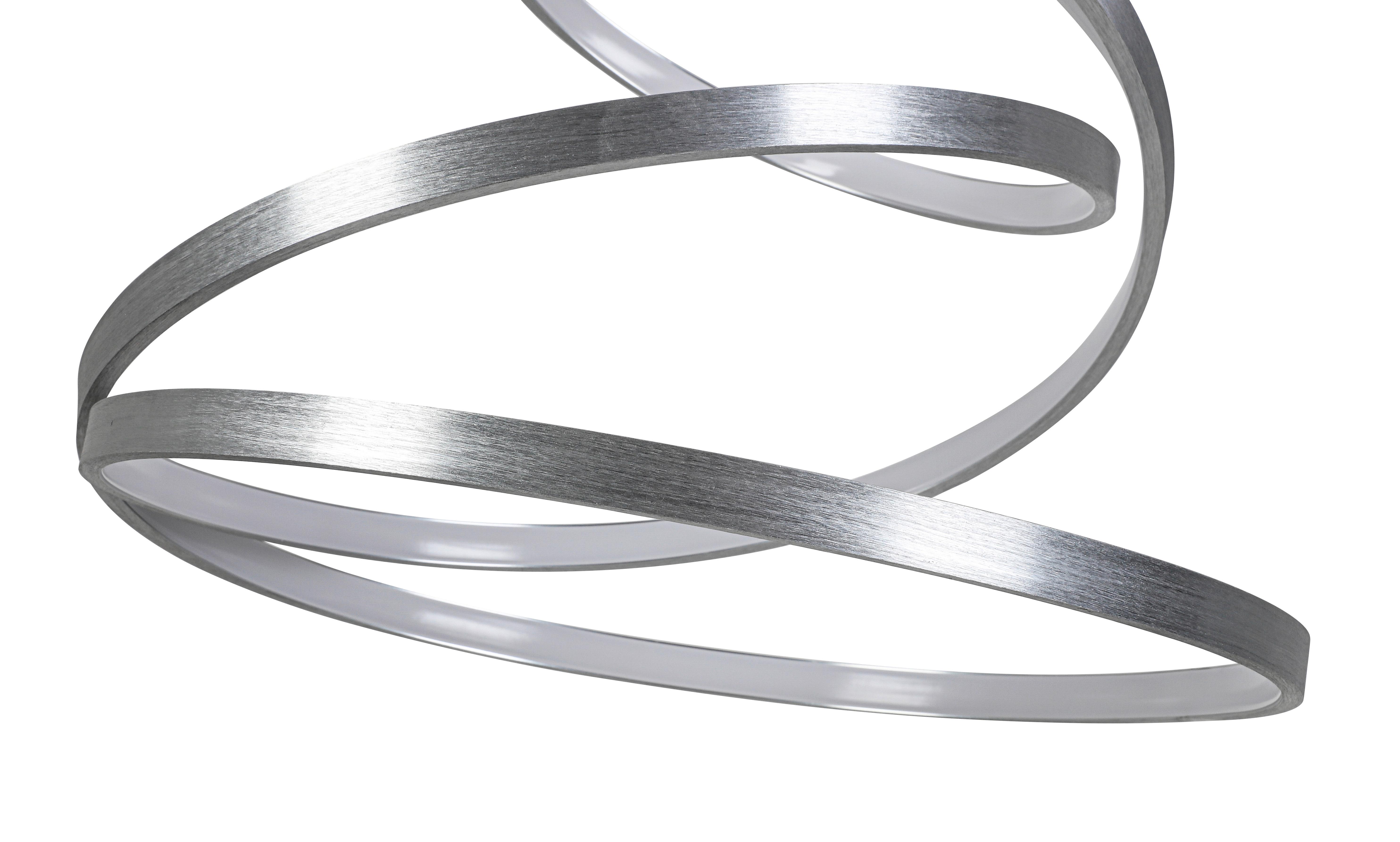 LED-HÄNGLAMPA SILVI - silver, Modern, metall/plast (50/50/120cm) - Mömax