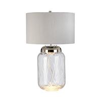 Stolna Svjetiljka Qn-Sola-Tl-L - boje nikla/prozirno, Design, staklo/metal (41/67.5cm) - Elstead Lighting