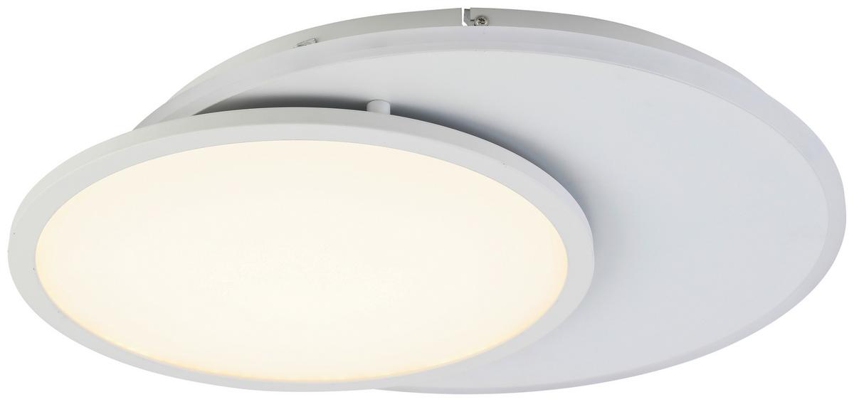 LED-Deckenleuchte Clarence max. 23 Watt - Weiss, Modern, Kunststoff/Metall (52/45/5cm) - Premium Living