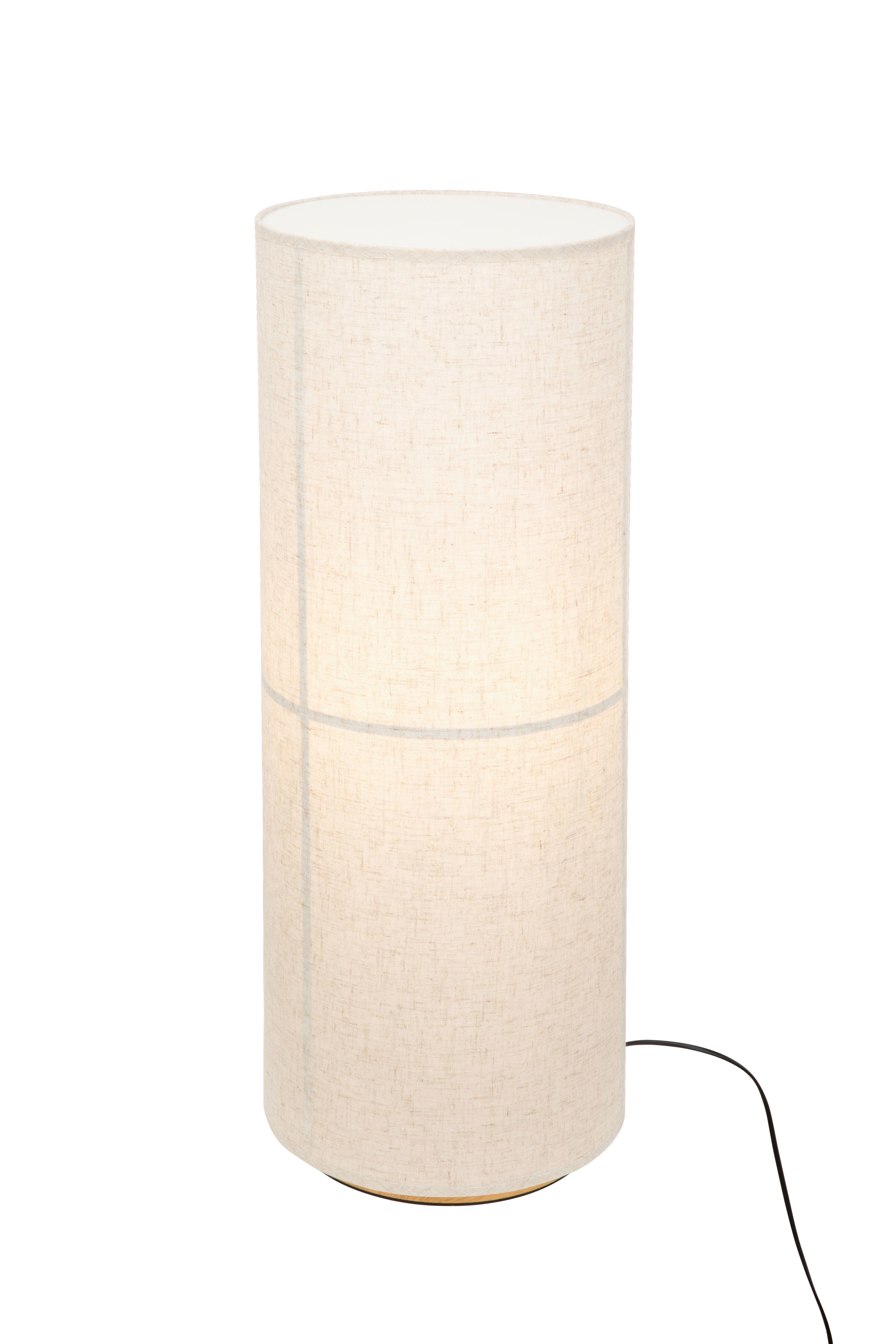 LAMPA STOJĄCA KUSUMA - beżowy, Design, tworzywo sztuczne/metal (30/83cm) - Collet's Monde