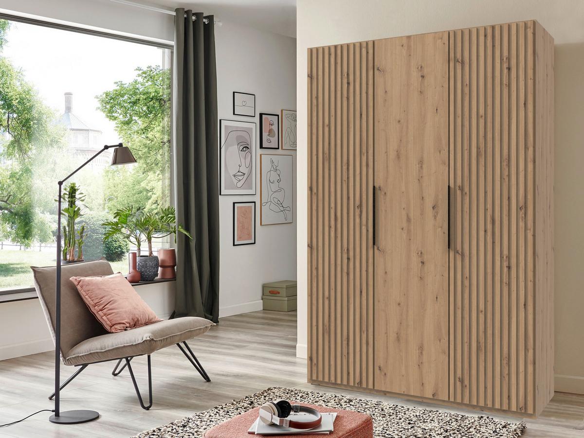 DULAP USI ROTATIVE ANDORRA - stejar Artisan, Modern, material pe bază de lemn (150/216/58cm) - Modern Living