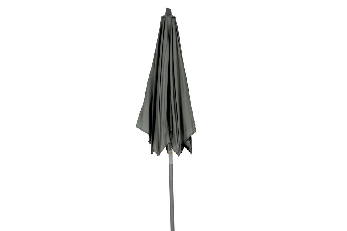 Sonnenschirm BL: 250x250 cm Anthrazit/Olivgrün - Anthrazit/Olivgrün, KONVENTIONELL, Textil/Metall (250/250cm) - Siena Garden