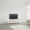 MEDIABÄNK MATEO - vit, Modern, trämaterial/plast (180/41/40cm) - Mömax